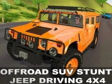 Offraod SUV Stunt Jeep Driving 4x4